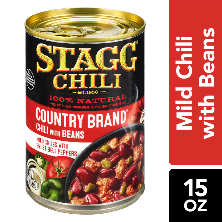 Stagg Chili Country Brand With Beans - 15oz
