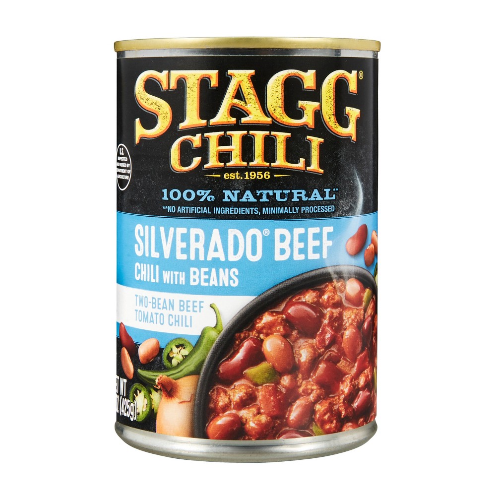Stagg Chili Silverado Beef With Beans, 15 Ounce
