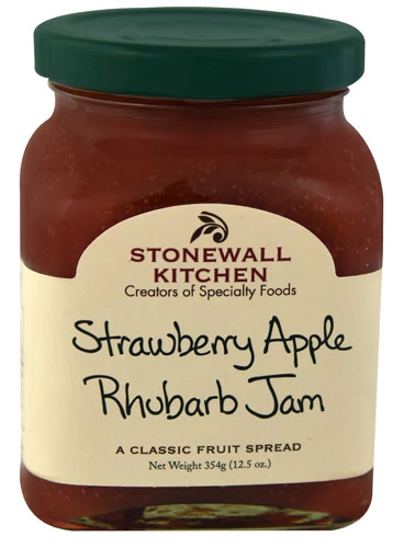 Stonewall Kitchen Jam Strawberry Apple Rhubarb — 12.5 Oz