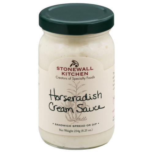 Stonewall Kitchen KHLV01613108 8.25 Oz Horseradish Cream Sauce