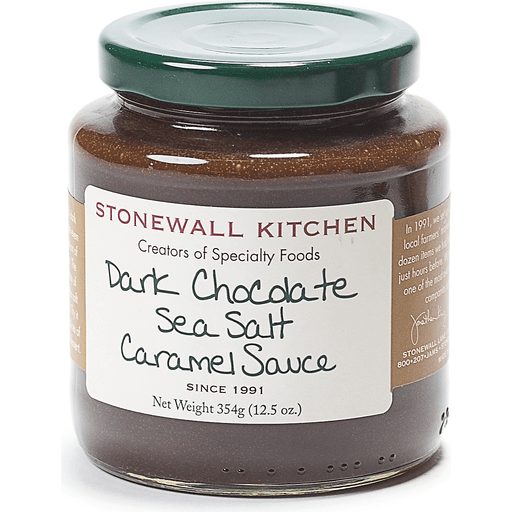 Stonewall Kitchen Dark Chocolate Sea Salt Caramel Sauce, 12.5 Oz
