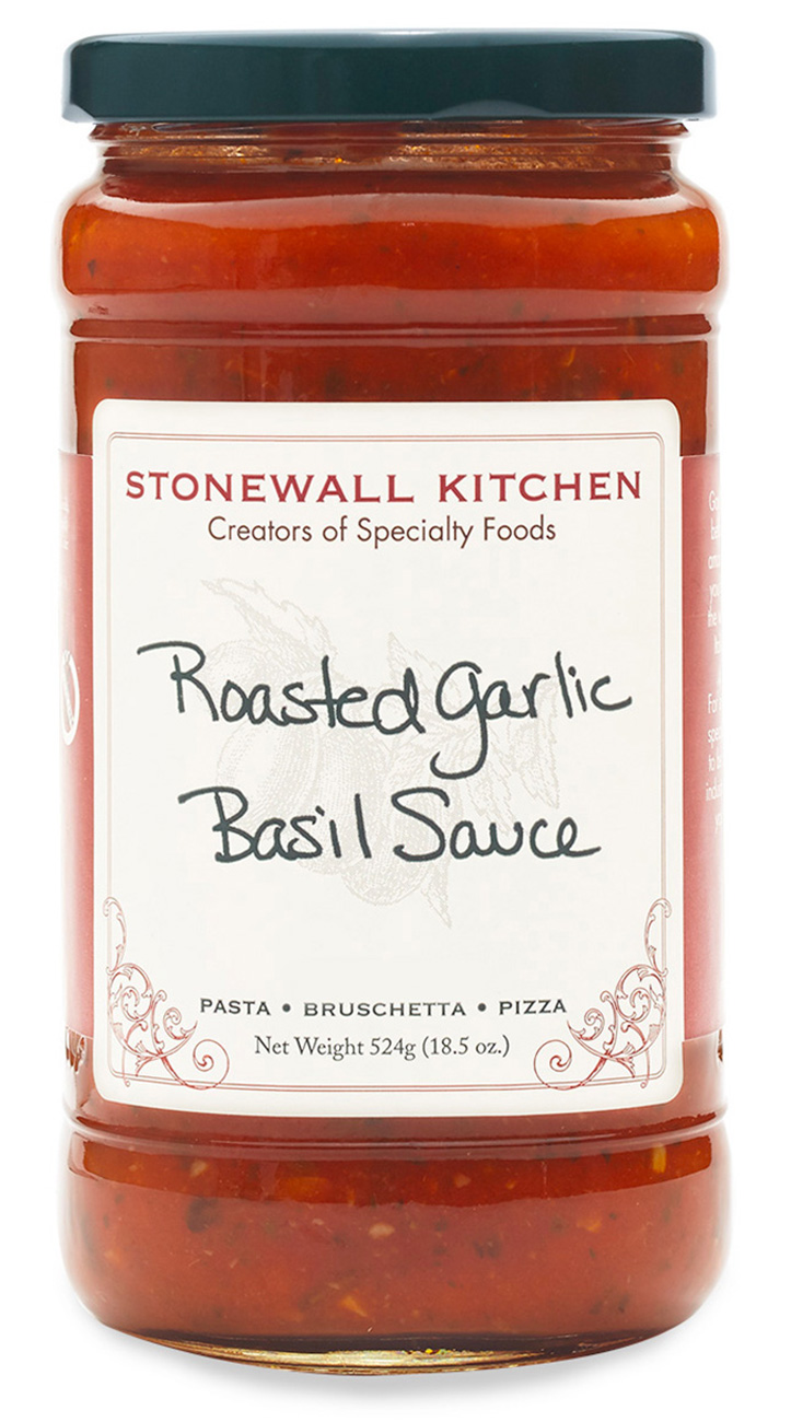 Stonewall Kitchen Roasted Garlic Basil Pasta Sauce, 18.5 Oz