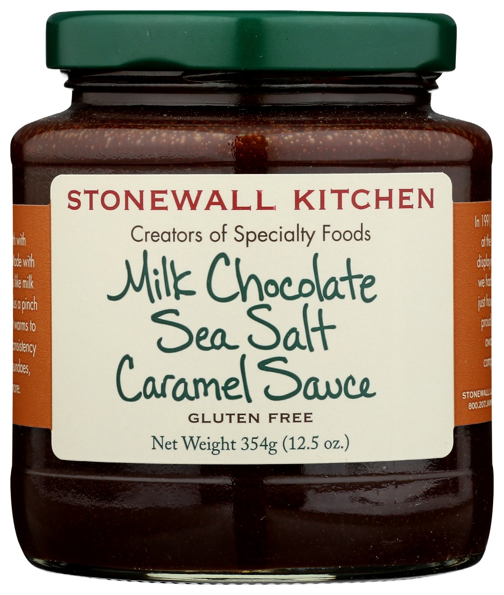 Stonewall Kitchen Milk Chocolate Sea Salt Caramel Sauce 354 Gr
