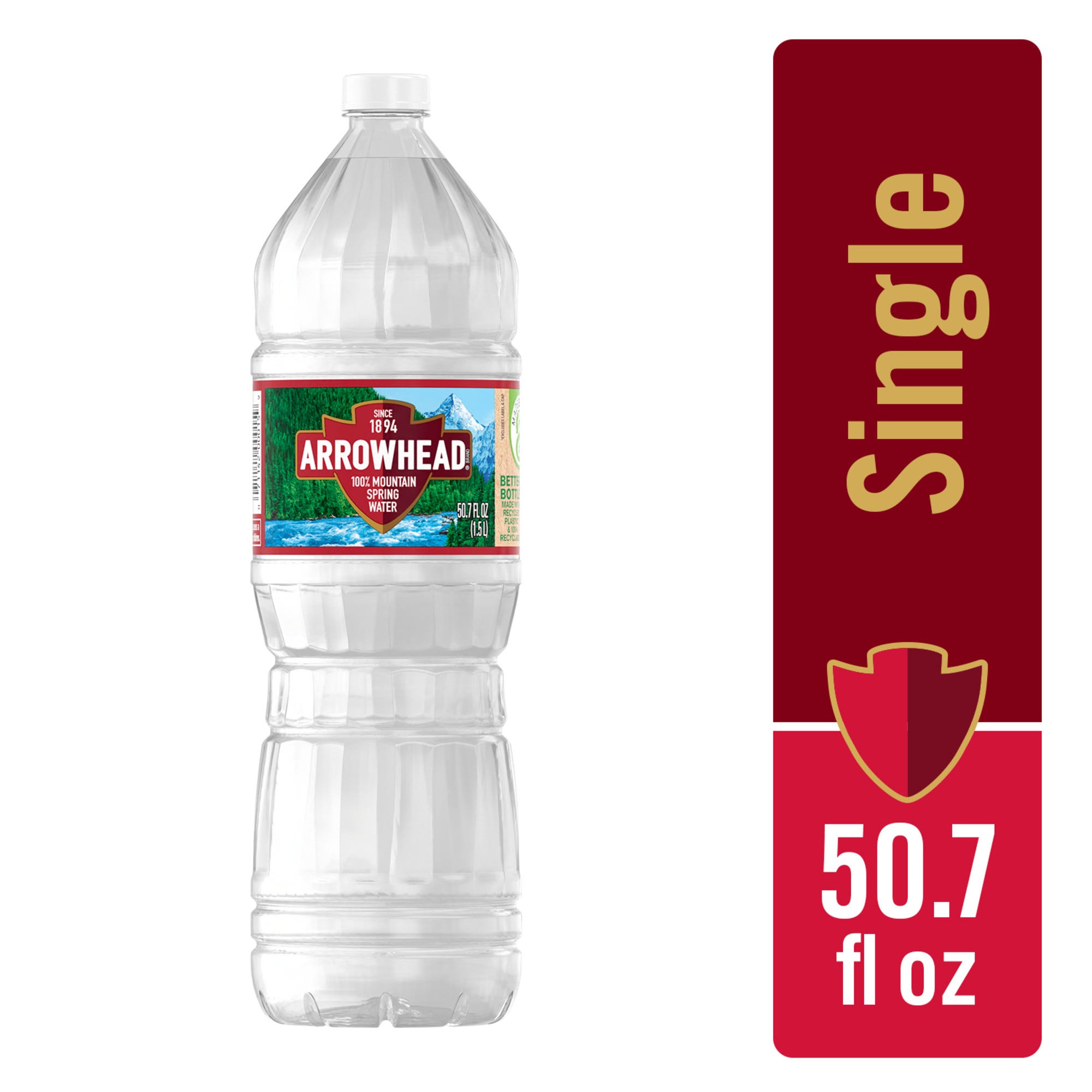 Arrowhead Mountain Spring Water, 1.5 Liter