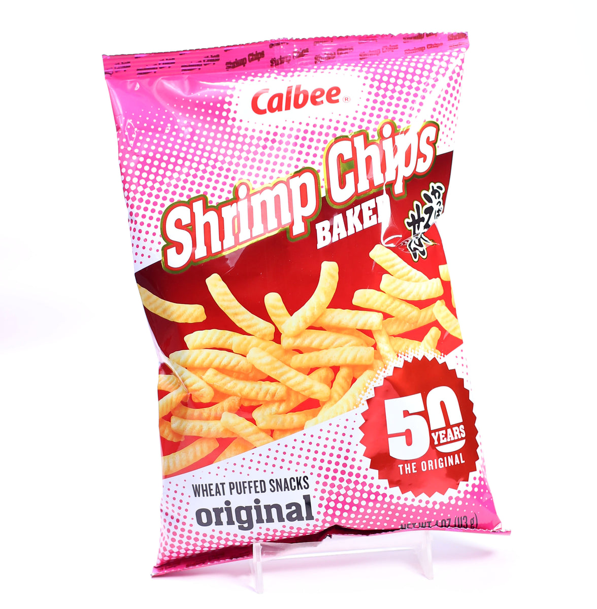 Calbee Shrimp Chips, Original, Baked 4 Oz