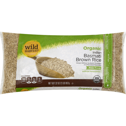 Wild Harvest Rice, Organic, Brown, Basmati, Indian