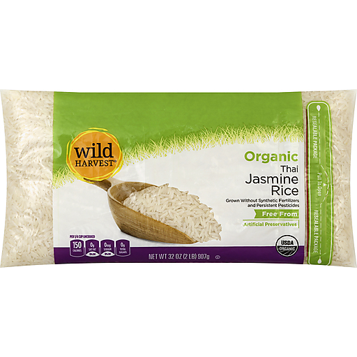 Wild Harvest Jasmine Rice, Organic, Thai