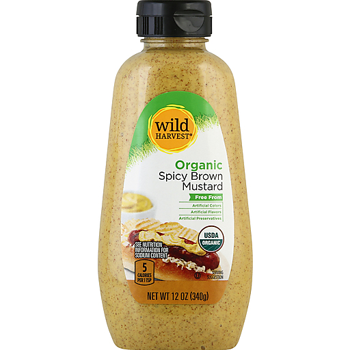 Wild Harvest Mustard, Organic, Spicy Brown