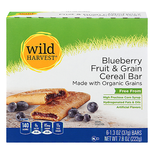 Wild Harvest Cereal Bar, Blueberry Fruit & Grain