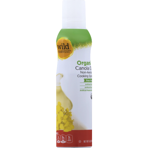 Wild Harvest Cooking Spray, Organic, Canola Oil, Non-Aerosol