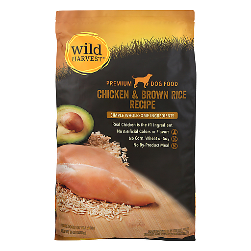 Wild Harvest Premium Chicken & Brown Rice Recipe Dog Food 14 Lb