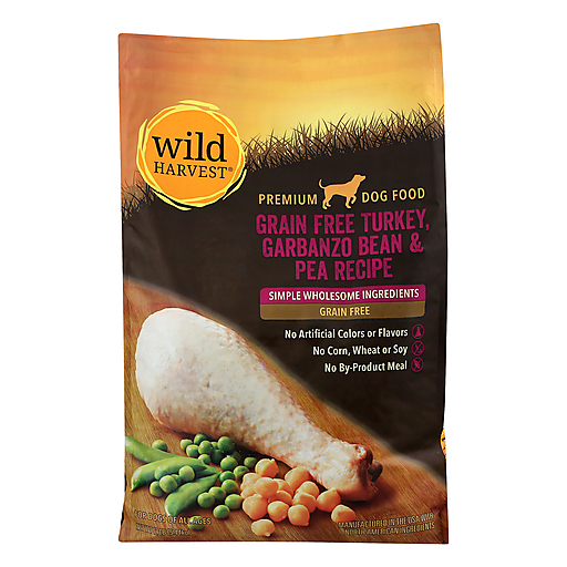 Wild Harvest Dog Food, Premium, Grain Free, Turkey, Garbanzo Bean & Pea Recipe