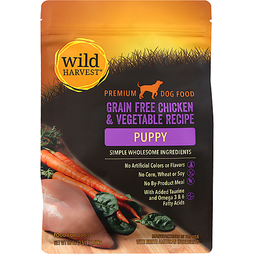 Wild Harvest Food For Dogs, Premium, Chicken & Vegetable Recipe, Puppy
