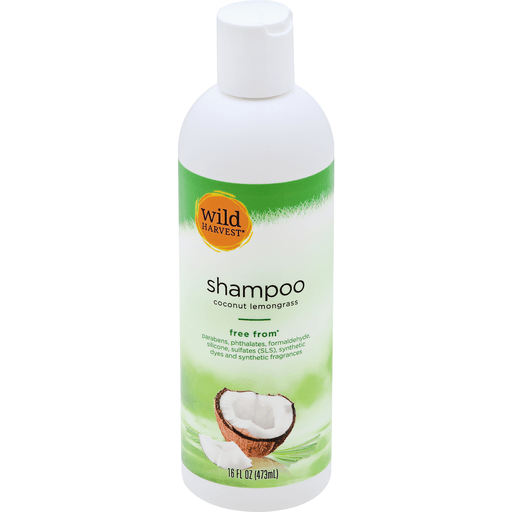 Wild Harvest Shampoo, Coconut Lemongrass