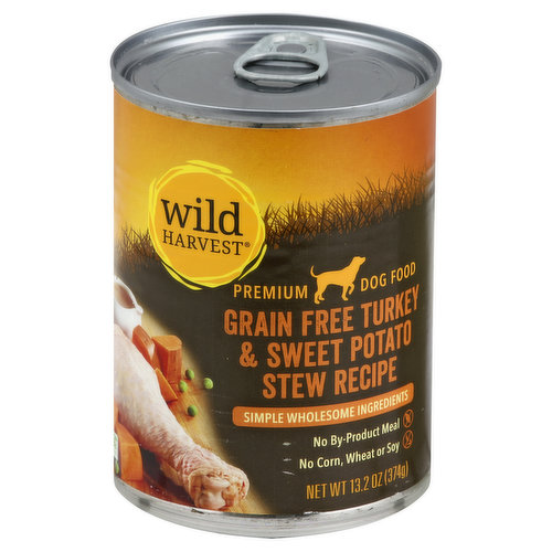 Wild Harvest Dog Food Trky Swt Pot