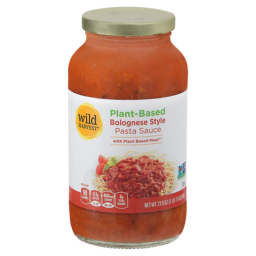 Wild Harvest Bolognese Style Plant Based Pasta Sauce 23.9 Oz