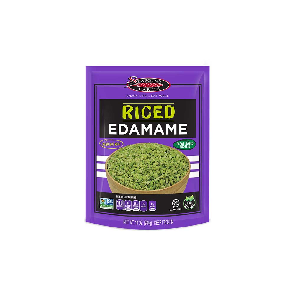 Seapoint Farms Riced Edamame 10 Oz. Bag