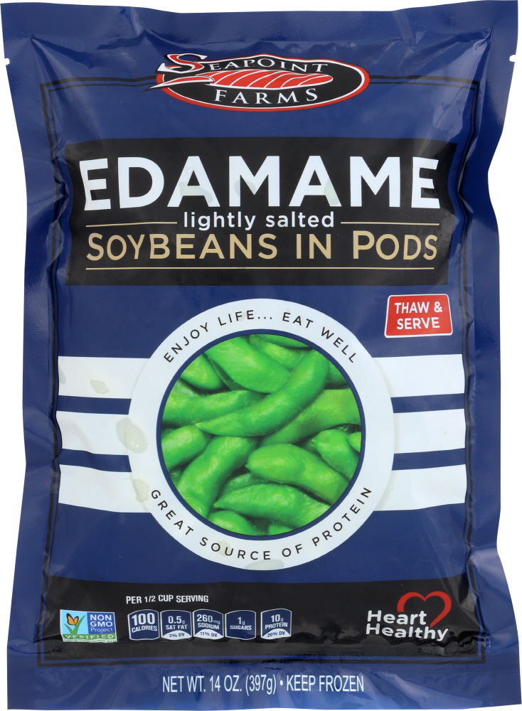 Seapoint Farms Edamame Lightly Salted Soybeans In Pods 14 Oz. Bag