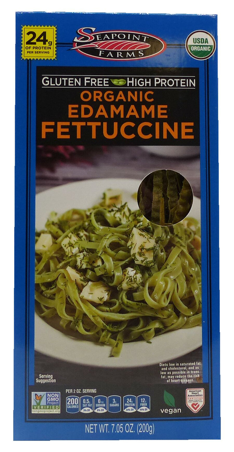Seapoint Farms Organic Edamame Fettuccine 7.05 Oz. Box