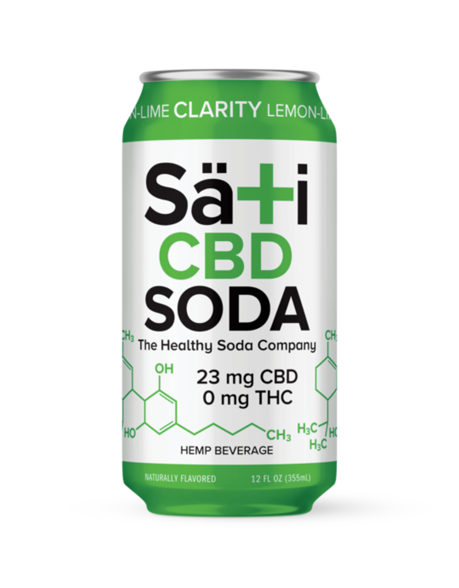 Sati CBD Soda Clarity Lemon Lime
