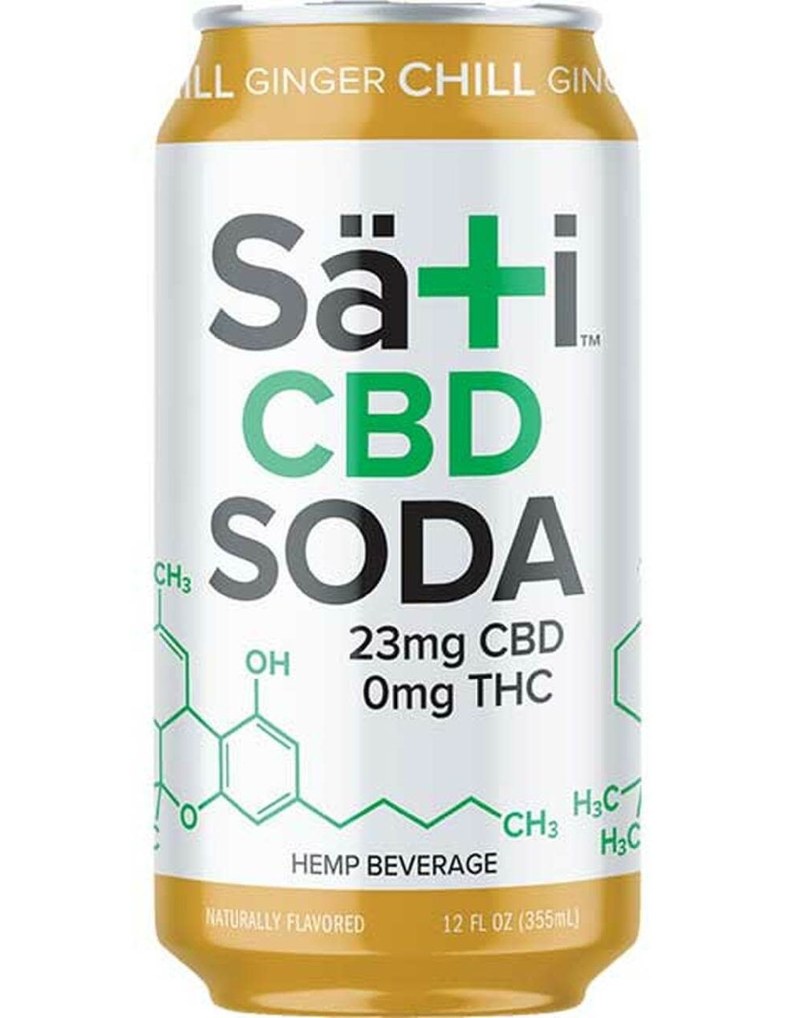 Sati Cbd Soda Ginger Chill