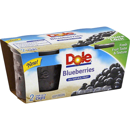 Dole Blueberries All Natural Fruit Cups