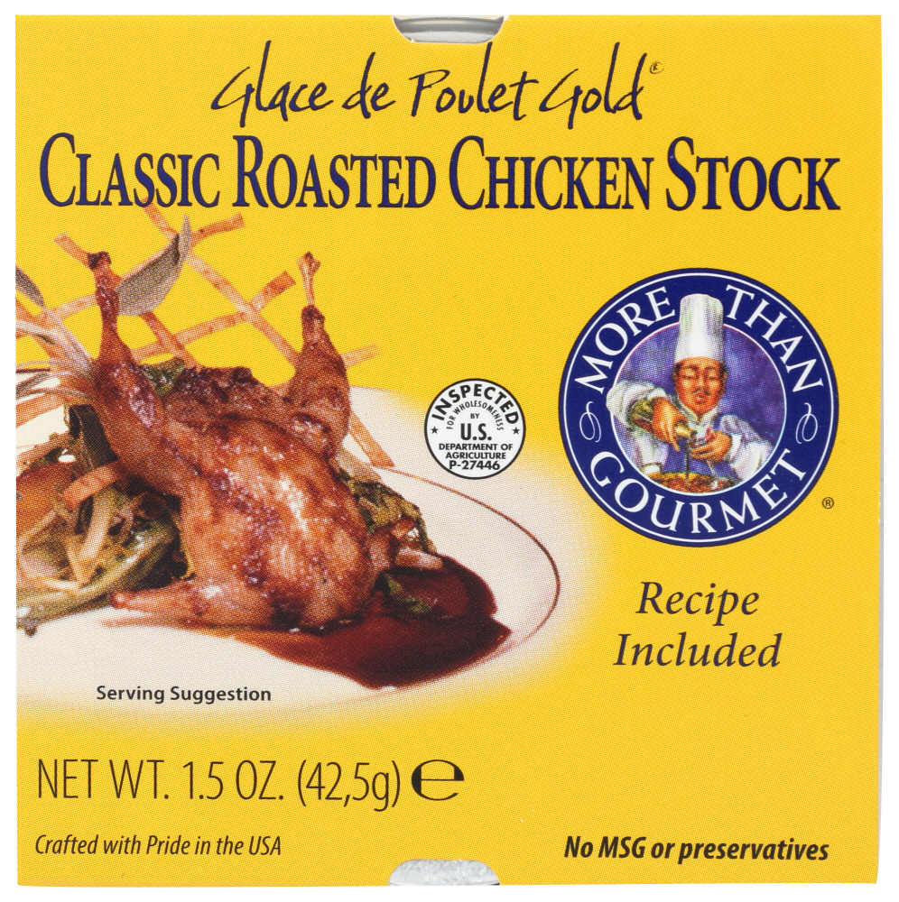 More Than Gourmet Glace De Poulet Gold Classic Roasted Chicken Stock 1.5 Oz