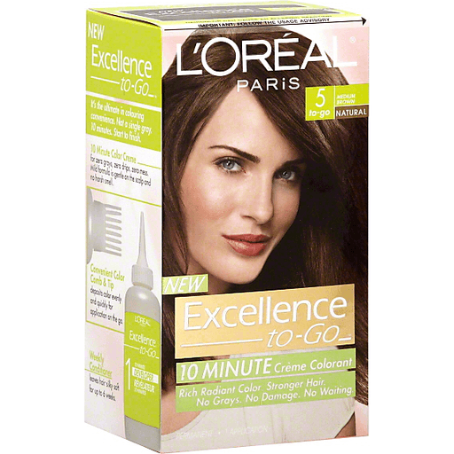 Excellence To-Go Permanent Haircolor, Natural, Medium Brown 5 To-Go