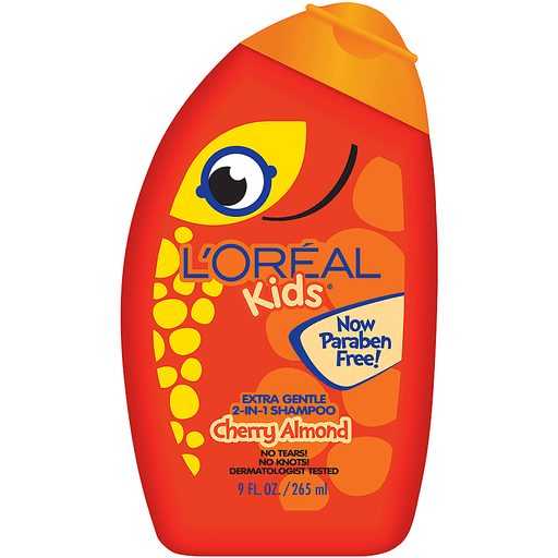 L'oreal Kids 2-In-1 Shampoo Cherry Almond 9 Fl Oz Plastic Bottle