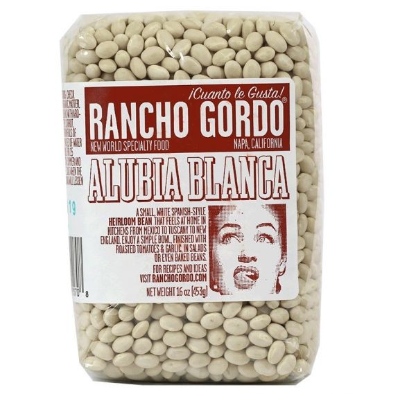 Rancho Gordo Alubia Blanca Beans, 16oz