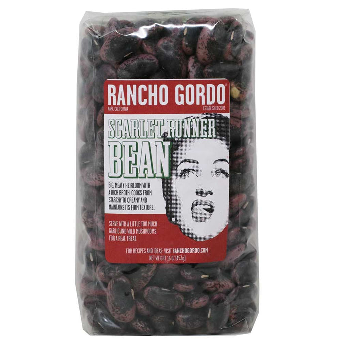 Rancho Gordo Scarlet Runner Beans 16oz