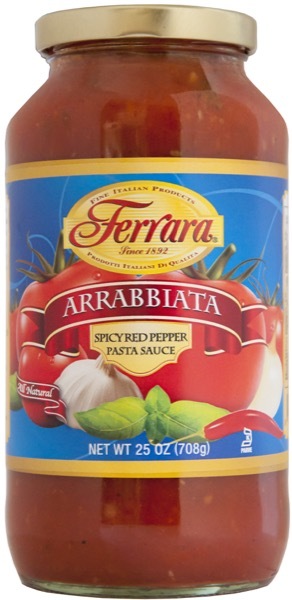 Ferrara Arrabiata Pasta Sauce, Spicy Red Pepper, Spicy Red Pepper