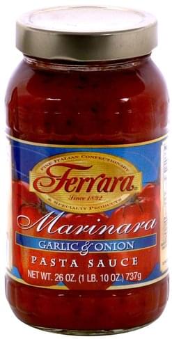 Ferrara Marinara Pasta Sauce, Garlic & Onion