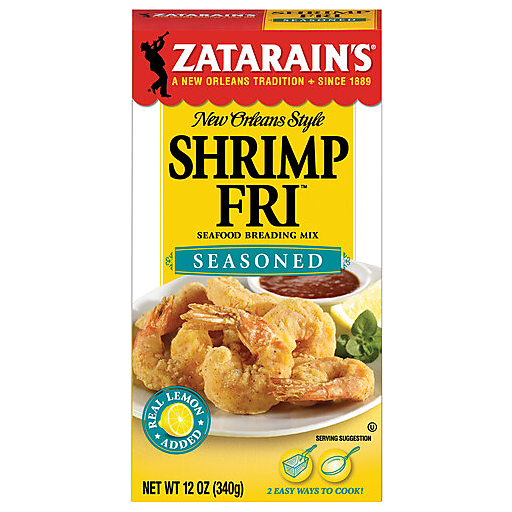 Zatarain's Shrimp Fri Seasoned New Orleans Style Seafood Breading Mix 12 Oz