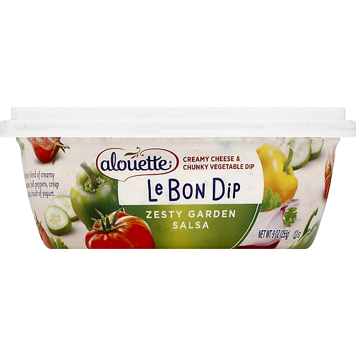 Alouette Dip, Le Bon, Zesty Garden Salsa