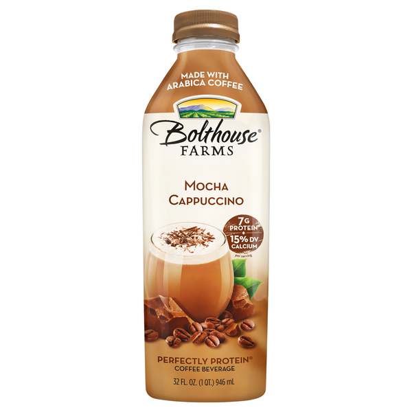 Bolthouse Farms Perfectly Protein Mocha Cappuccino Coffee Beverage, 32 Fl Oz