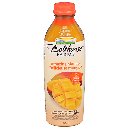 Bolthouse Farms Amazing Mango 100% Fruit Juice Smoothie, 32 Fl Oz