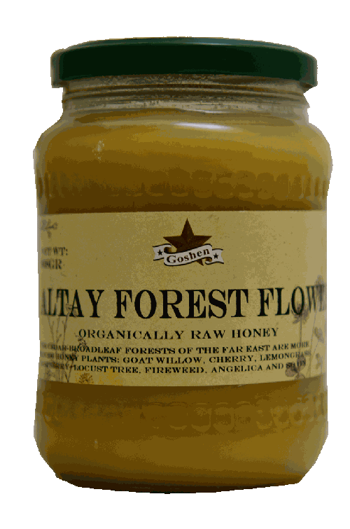 Goshen Honey Altay Mountain Raw Organic 1000g