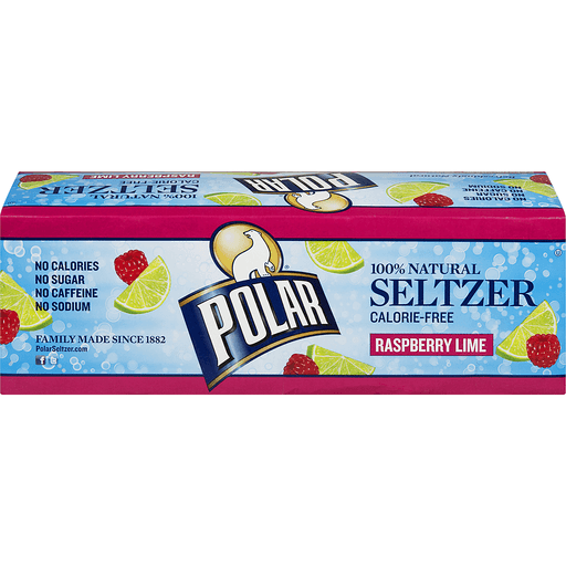 Polar Raspberry Lime Seltzer - 12pk/12 Fl Oz Cans