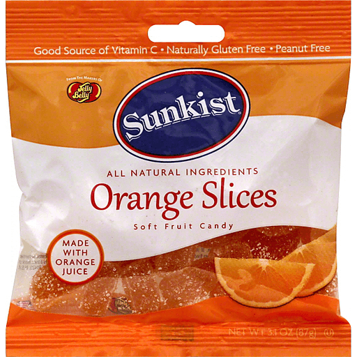 Sunkist Fruit Candy, Soft, Orange Slices