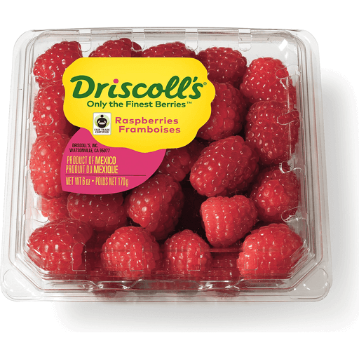Driscoll's Raspberries 6 Oz