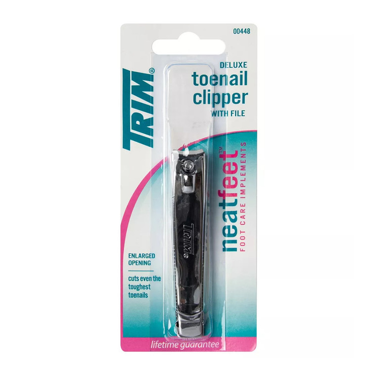 Trim Neat Feet Deluxe Toenail Clipper With File