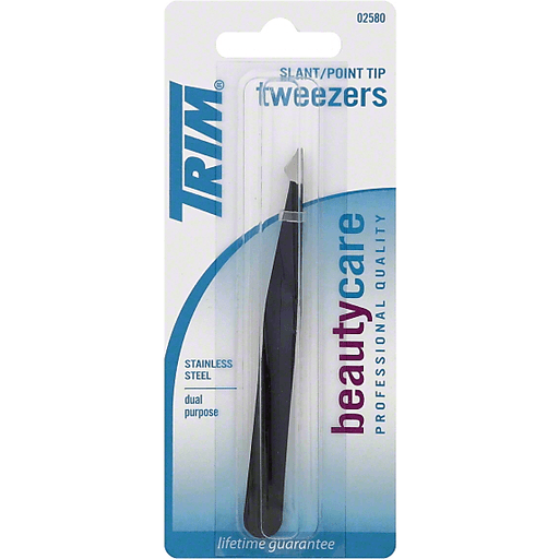 Trim Slant/Point Tip Tweezers - Stainless Steel