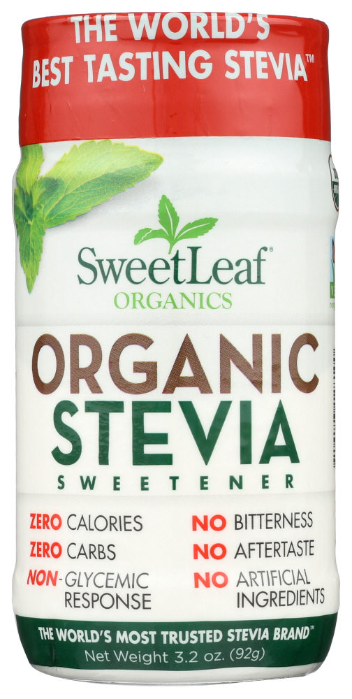 SweetLeaf Organic Stevia Sweetener Powder