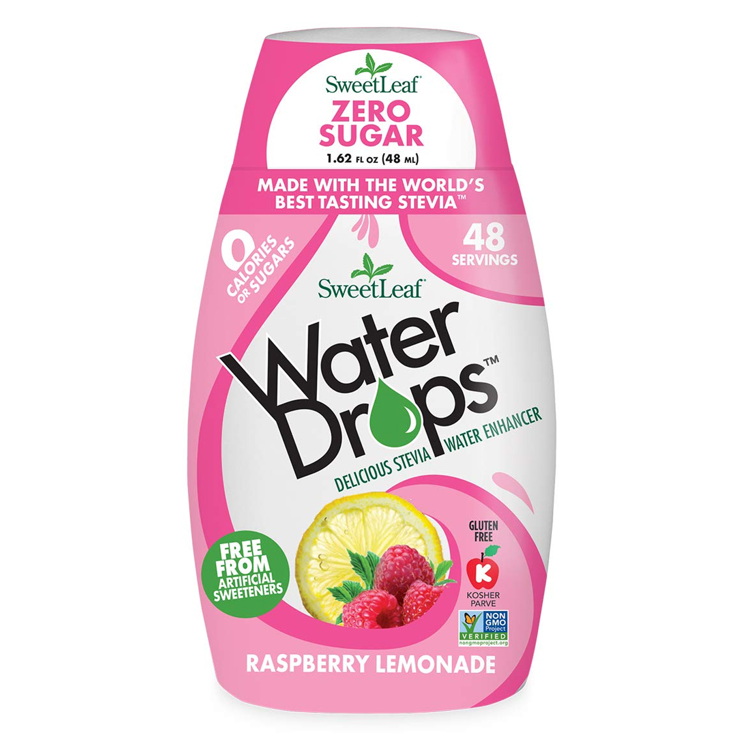 SweetLeaf Water Enhancer, Delicious Stevia, Raspberry Lemonade