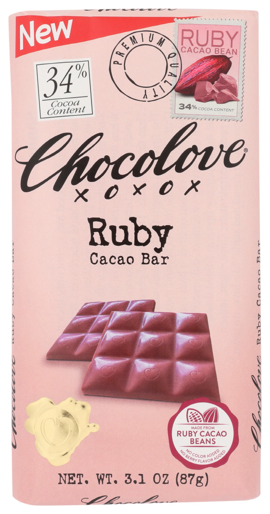 Chocolove Ruby Cacao Chocolate Bar
