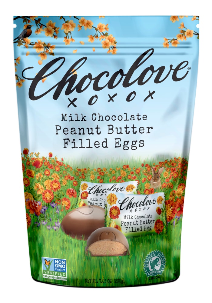 Chocolove Milk Chocolate, Peanut Butter Eggs, 7.05 Oz