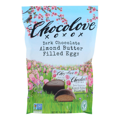 Chocolove Xoxox Dark Chocolate Almond Butter Eggs