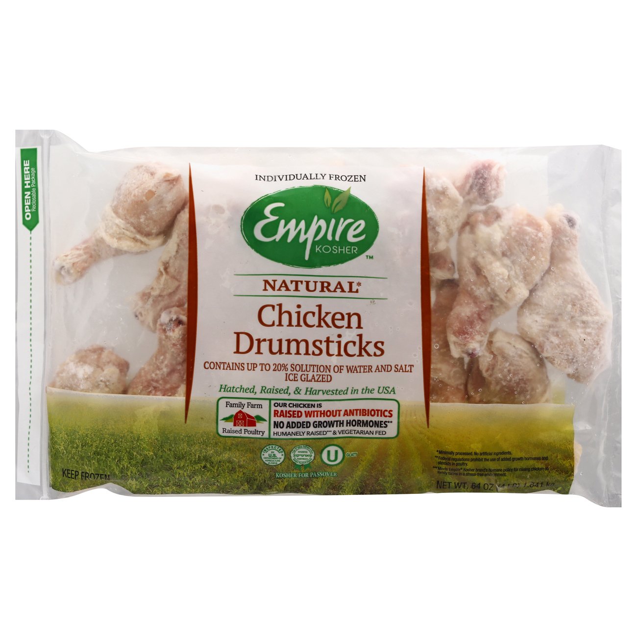 Empire Kosher Chicken Drumsticks 4 Lb