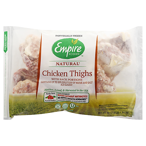 Empire Kosher Chicken Thighs With Back Portions